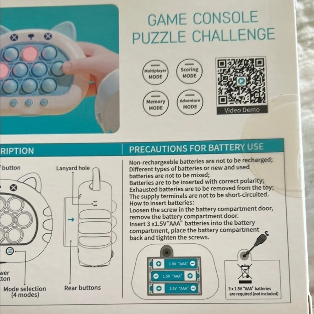 Tuosiai Puzzle Game Machine - Puzzle Challenge for all ages!  SEALED BOX
